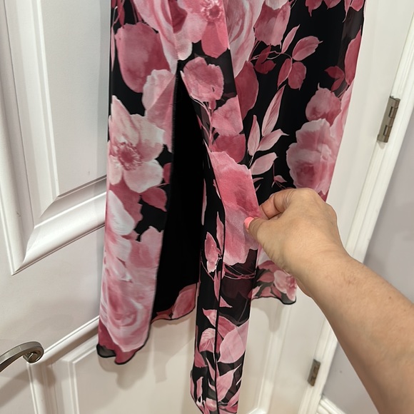 Connected Apparel two layered midi dress size 8 - Picture 5 of 11